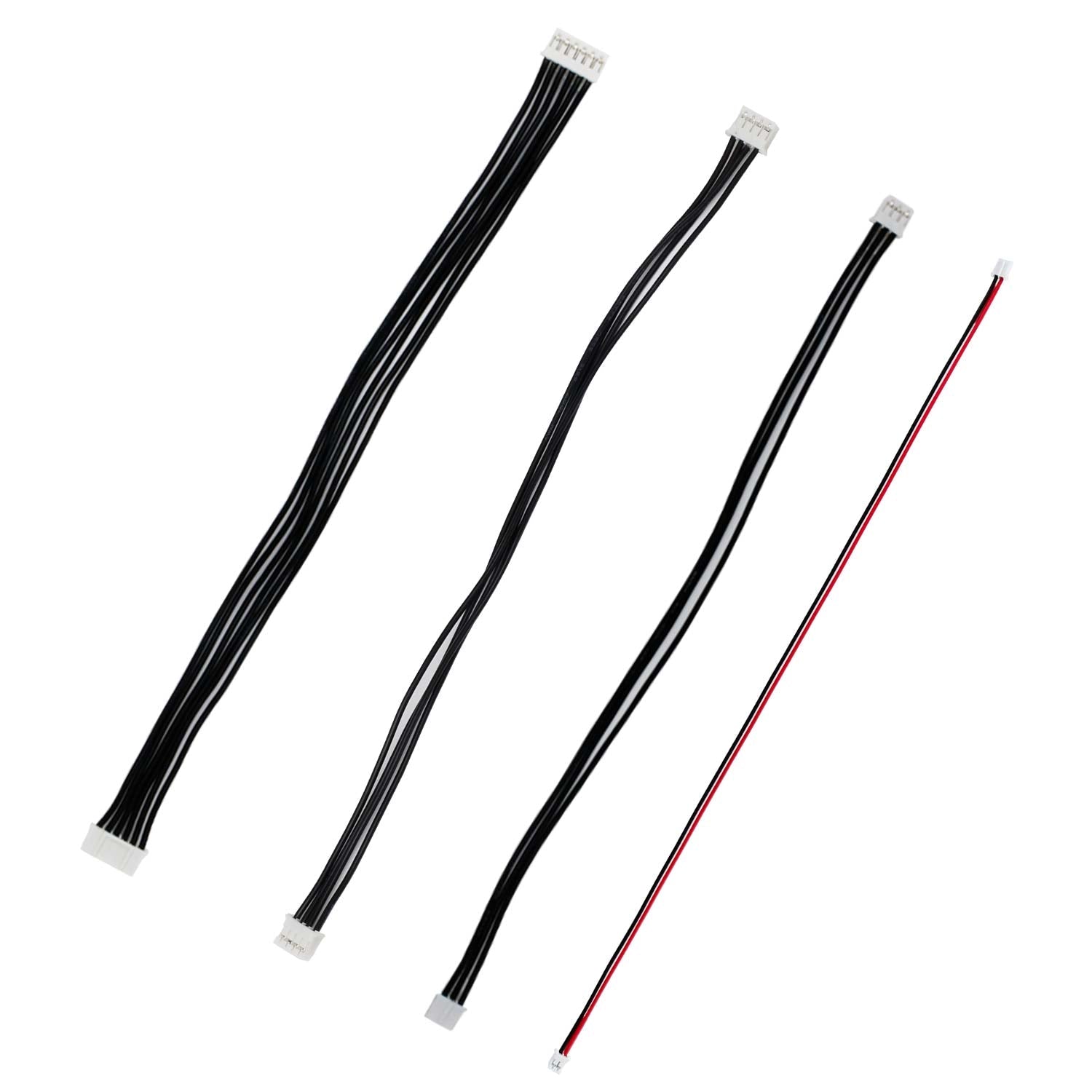 Yahboom PH2.0 anti-reverse connector cable set with multiple pin options, assorted lengths