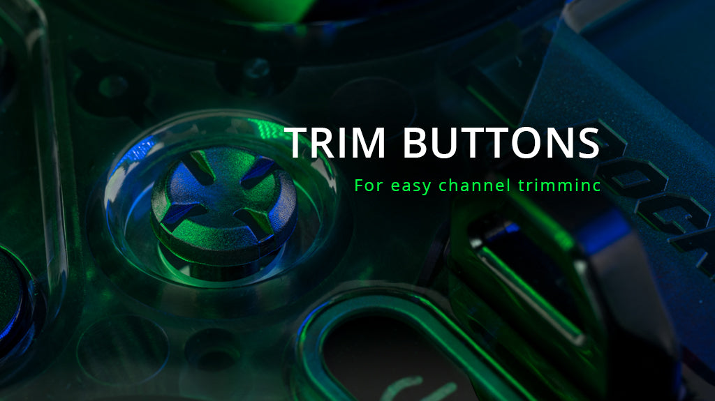 RadioMaster Pocket Radio Controller (M2), TRIM BUTTONS For easy channel trimmin