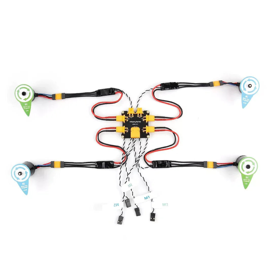 Holybro Holybro X500 v2 PX4 개발 키트 - Holybro Pixhawk 6C/6X, M8N GPS, SiK 원격 측정 ...