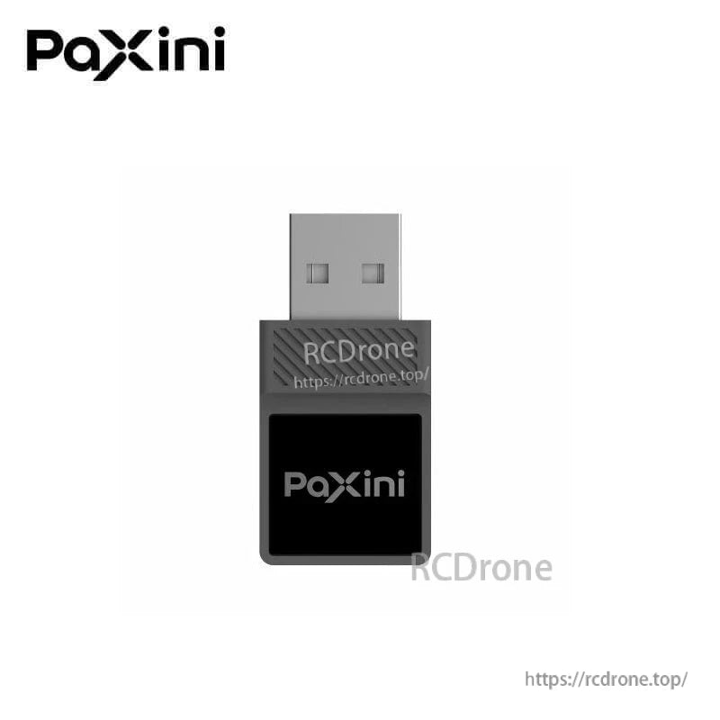 PaXini USB interface dongle for tactile sensor system, front view with USB-A plug