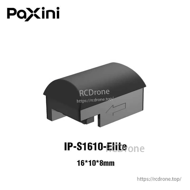 PaXini IP-S1610-Elite tactile sensor module render with 16×10×8 mm size label