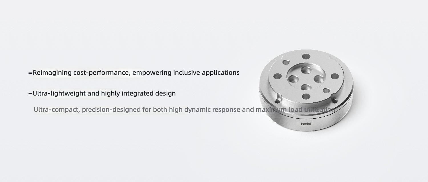 Ultra-compact PX6D series 6-axis force/torque sensor body with integrated mounting holes