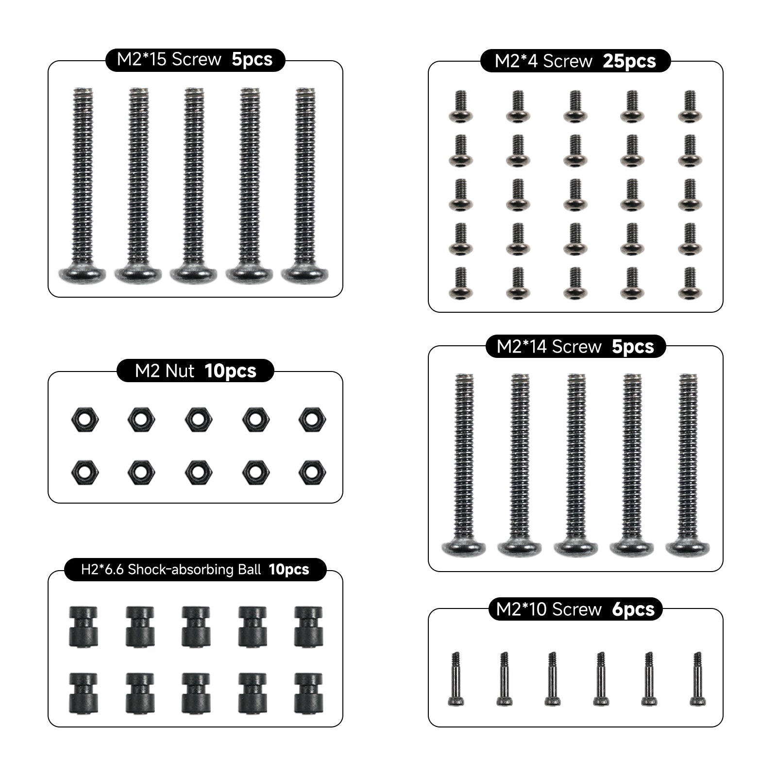 Pavo20 / Pavo20 Pro screw pack