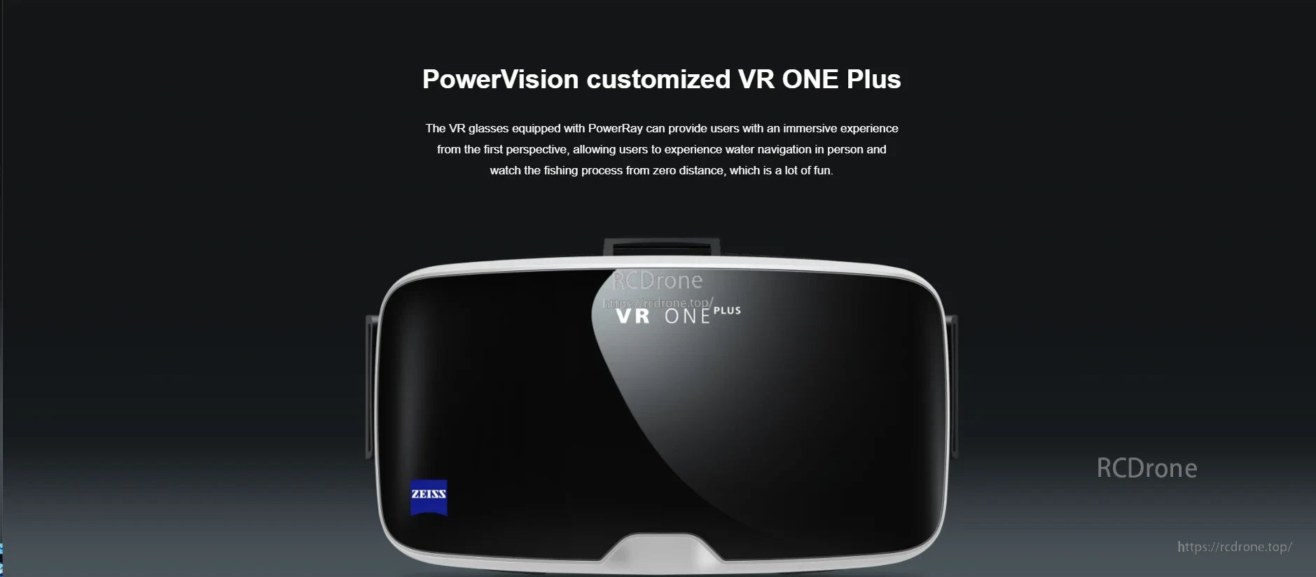 PowerVision PowerRay Underwater Camera Drone, PowerVision VR ONE Plus offers immersive underwater experience with first-person view and fishing process visualization.