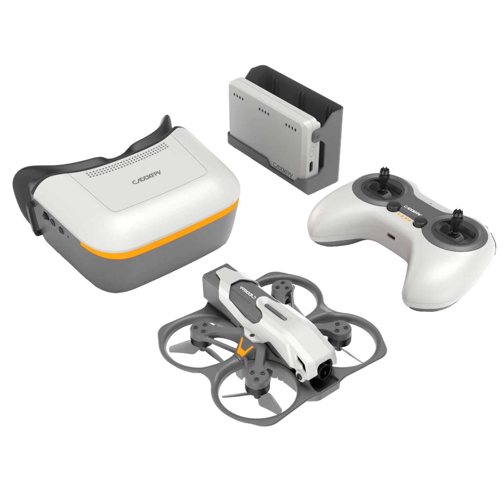 CaddxFPV Protos FPV Drone RTF Kit with Ascent Goggles, A-LINK ELRS Controller, 1080P/60 VTX, 2S Charger & Battery