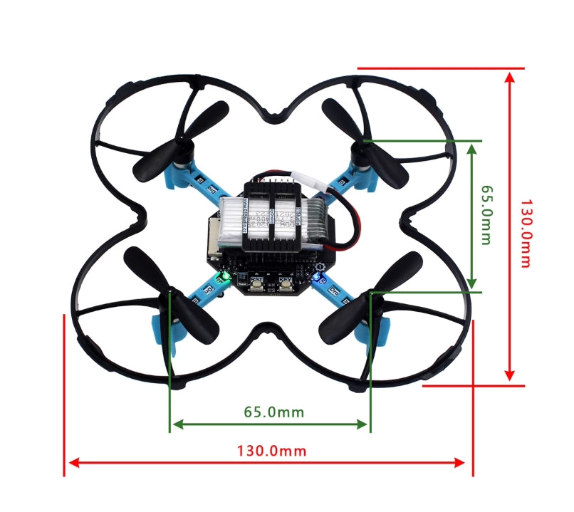 PyDrone, ESP32-S3 platform supports Python programming for customization and secondary development.