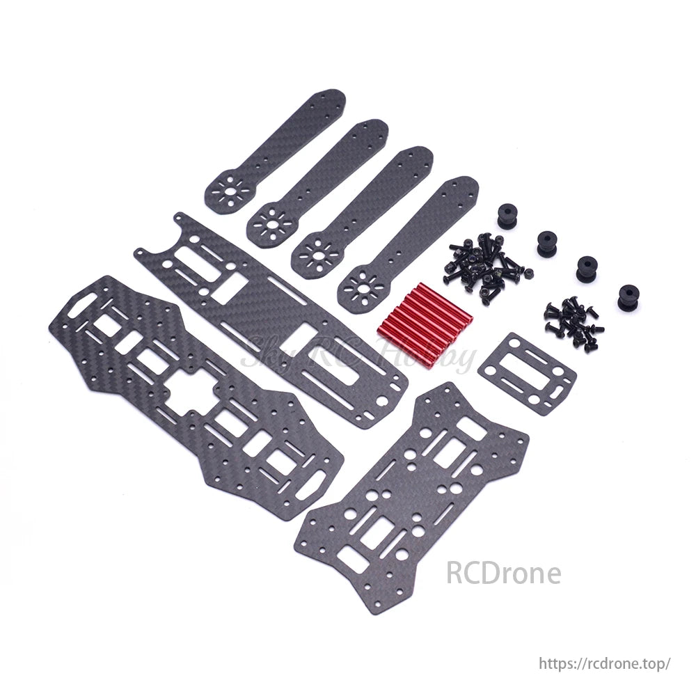 QAV250 FPV Drone, Package includes ZMR250 frame kit and flight components