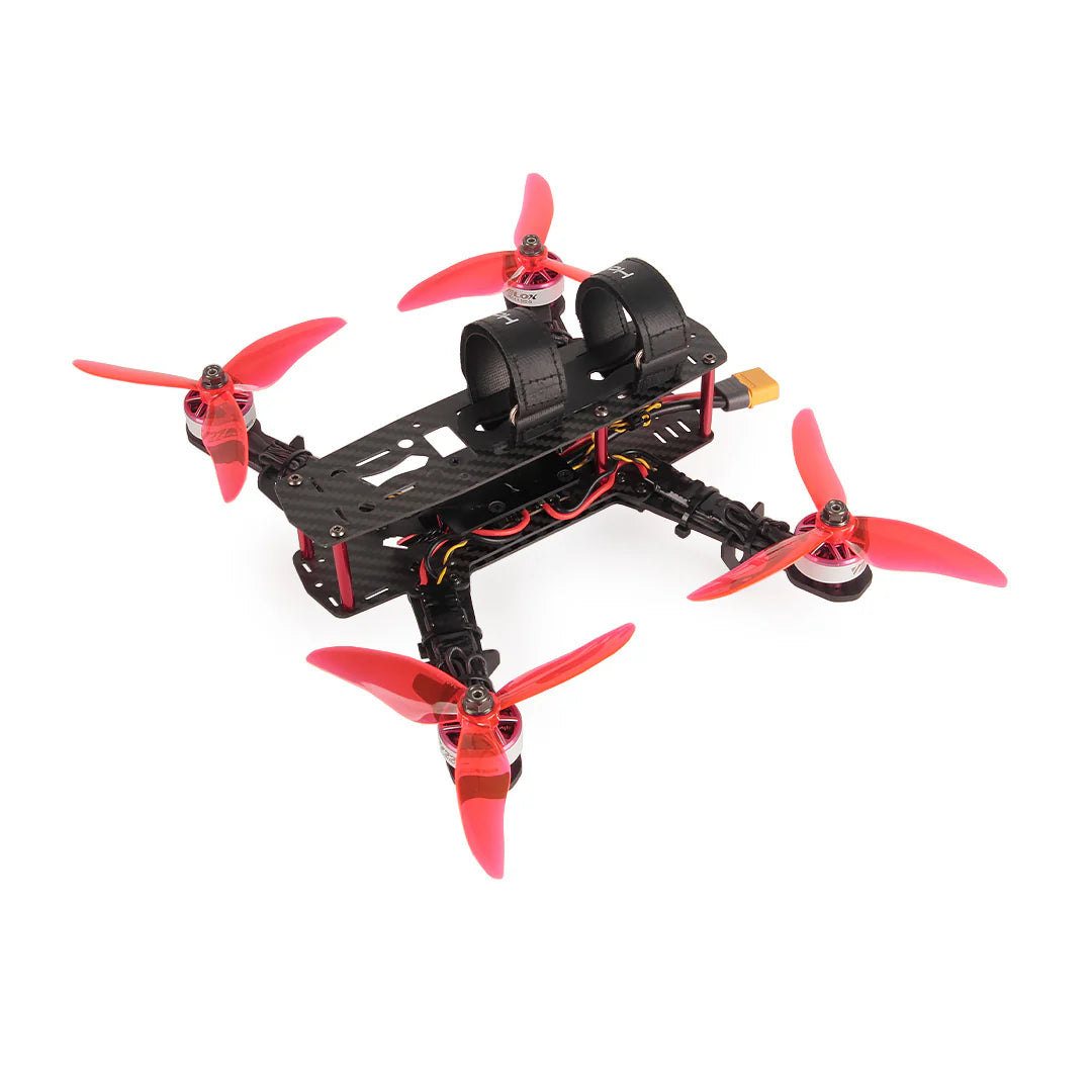 Holybro QAV250 FPV Racing Drone Kit – 250mm Carbon Frame, 2207 1950KV Motors, Pixhawk 6C Mini, M10 GPS, OSD, BLHeli-S 20A ESC