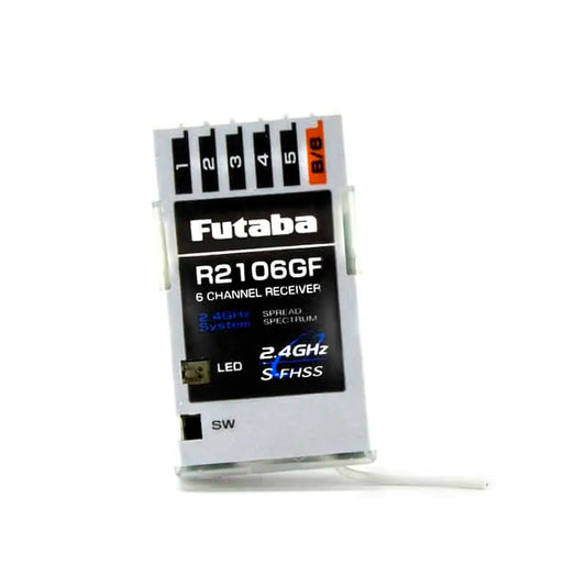 فوتابا R2106GF 2.4 جيجا هرتز S-FHSS / FHSS جهاز استقبال صغير ذو 6 قنوات