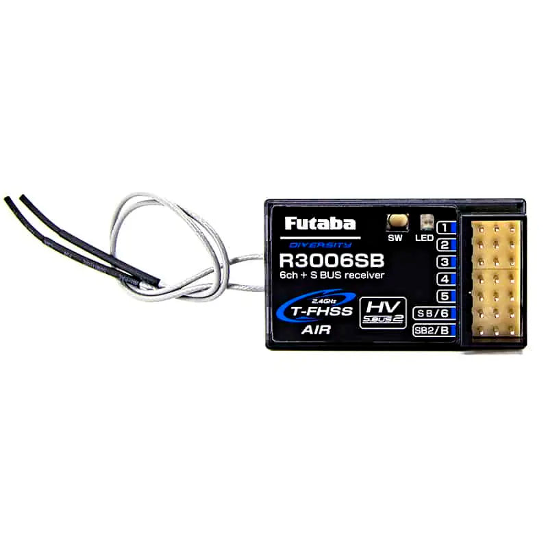 Futaba R3006SB Receiver - T-FHSS 2.4GHz 6 Channel SBus Full-range flight receiver