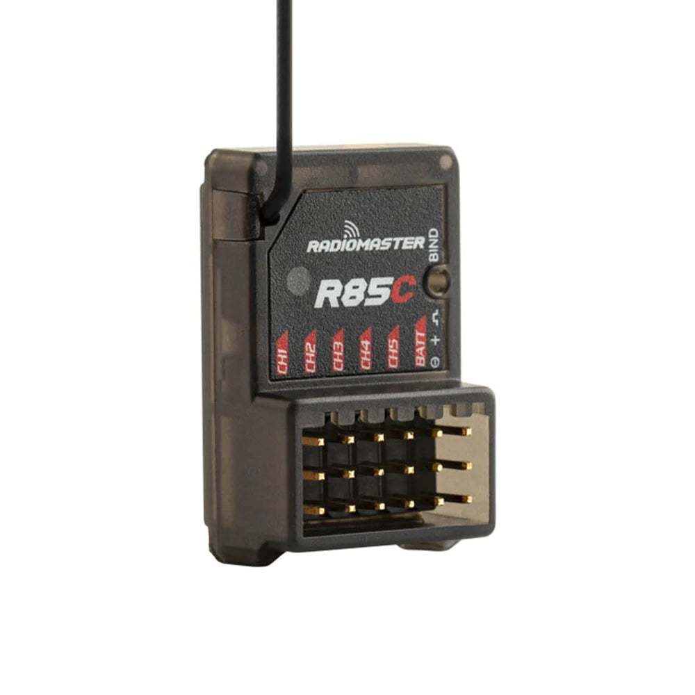 RadioMaster R85C Receiver - 2.4GHZ 5CH PWM Receiver Support D8/D16/SFHSS