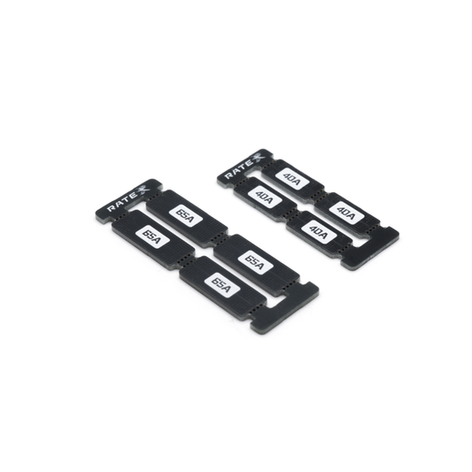 RATEFPV motor wire extension boards with 55A and 40A labels, shown in pairs