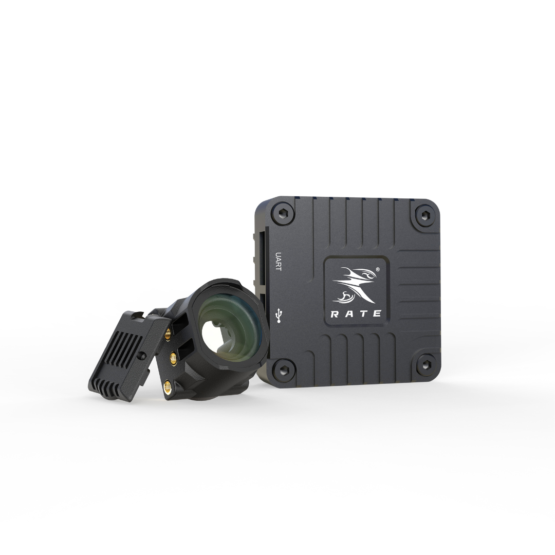 RATEFPV O4 Upgrade 145° FOV Wide-Angle Lens set with camera and finned air unit enclosure