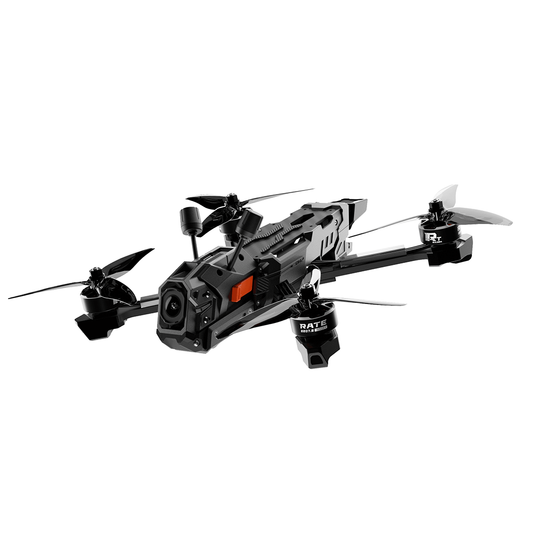 RATEFPV Snap X5 5-inch freestyle FPV drone with front camera and four propellers