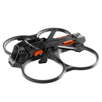 RATEFPV Snap30 3-inch FPV drone frame assembled with duct guards and front camera canopy