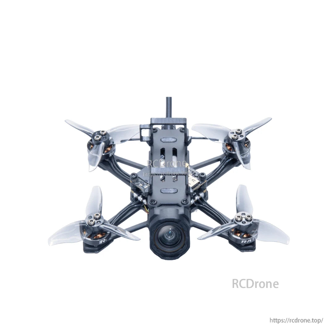 RATEFPV W20-O4 FPV drone front view showing the forward-facing camera and propellers