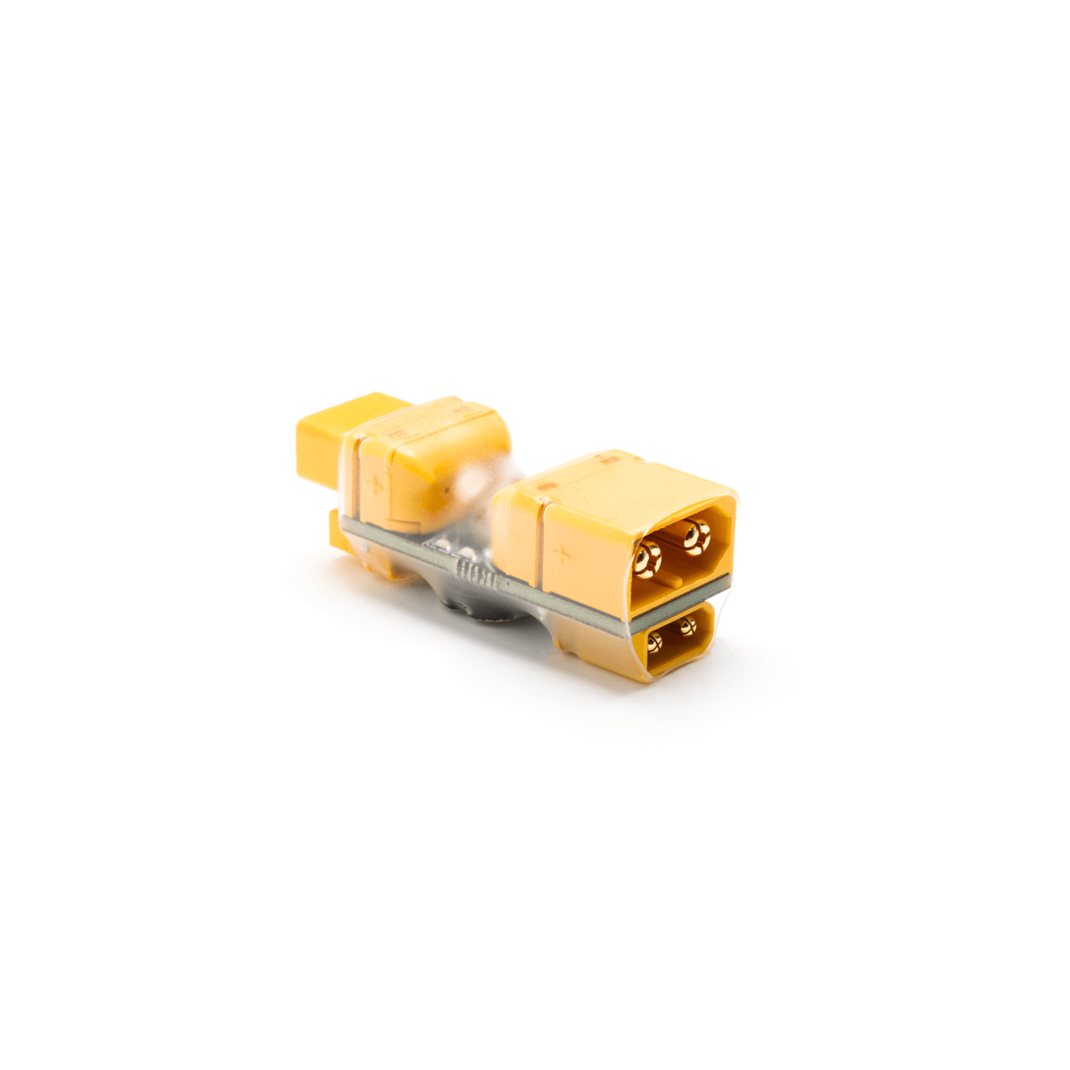 RATEFPV XT30/XT60 smoke stopper shown in a three-quarter product view