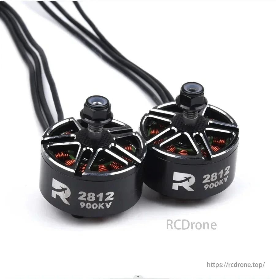 RCD 2812 900KV 3–6S Brushless Motor, RCD 2812 900KV motor for 7"-9" FPV drones, with robust design and high performance, supports 3-6S batteries.