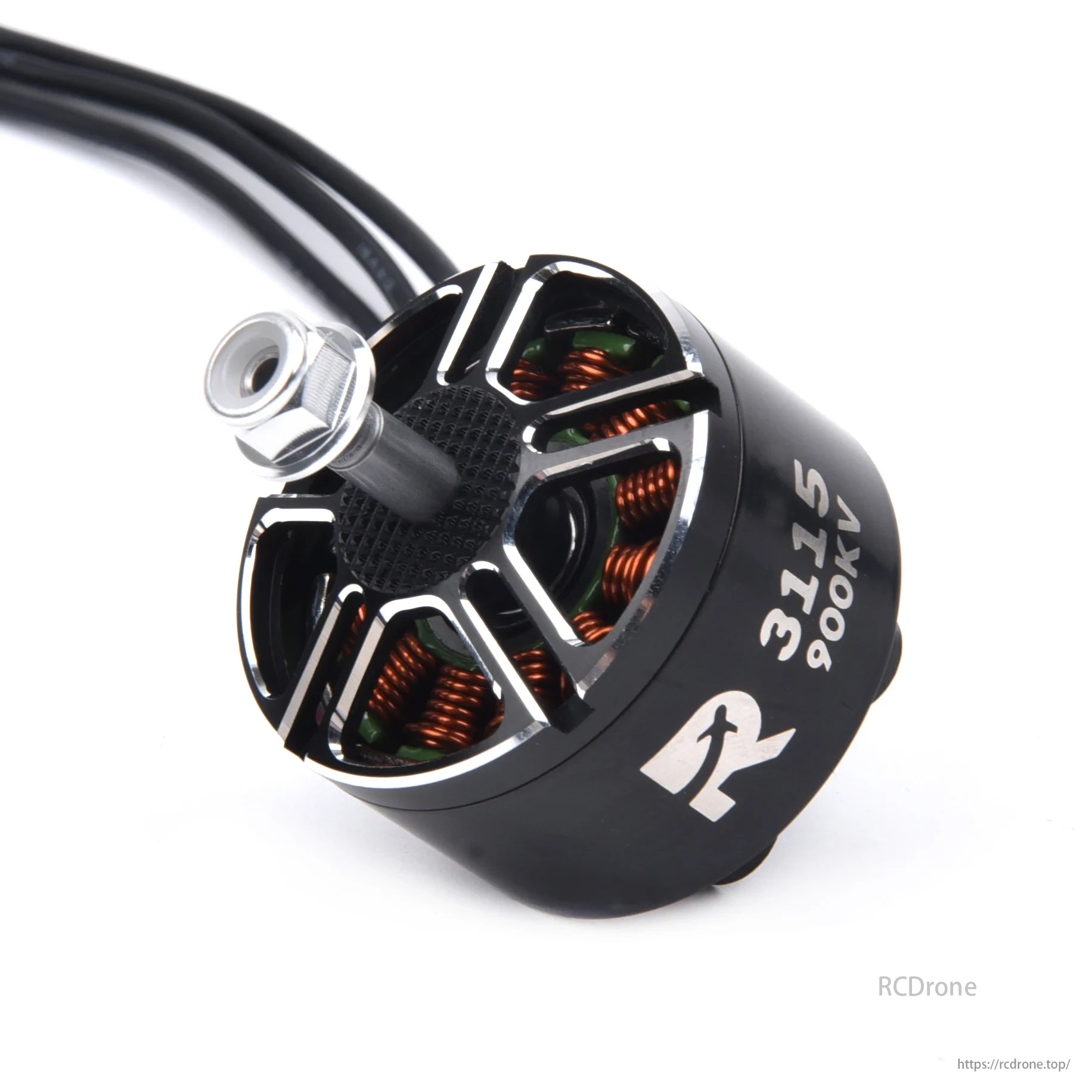 RCD 3115 900KV 3–6S Heavy-Lift Brushless Motor, RC industrial multirotors with payloads, 7-10 inch prop setups, and M5 prop shaft with precise tolerance.