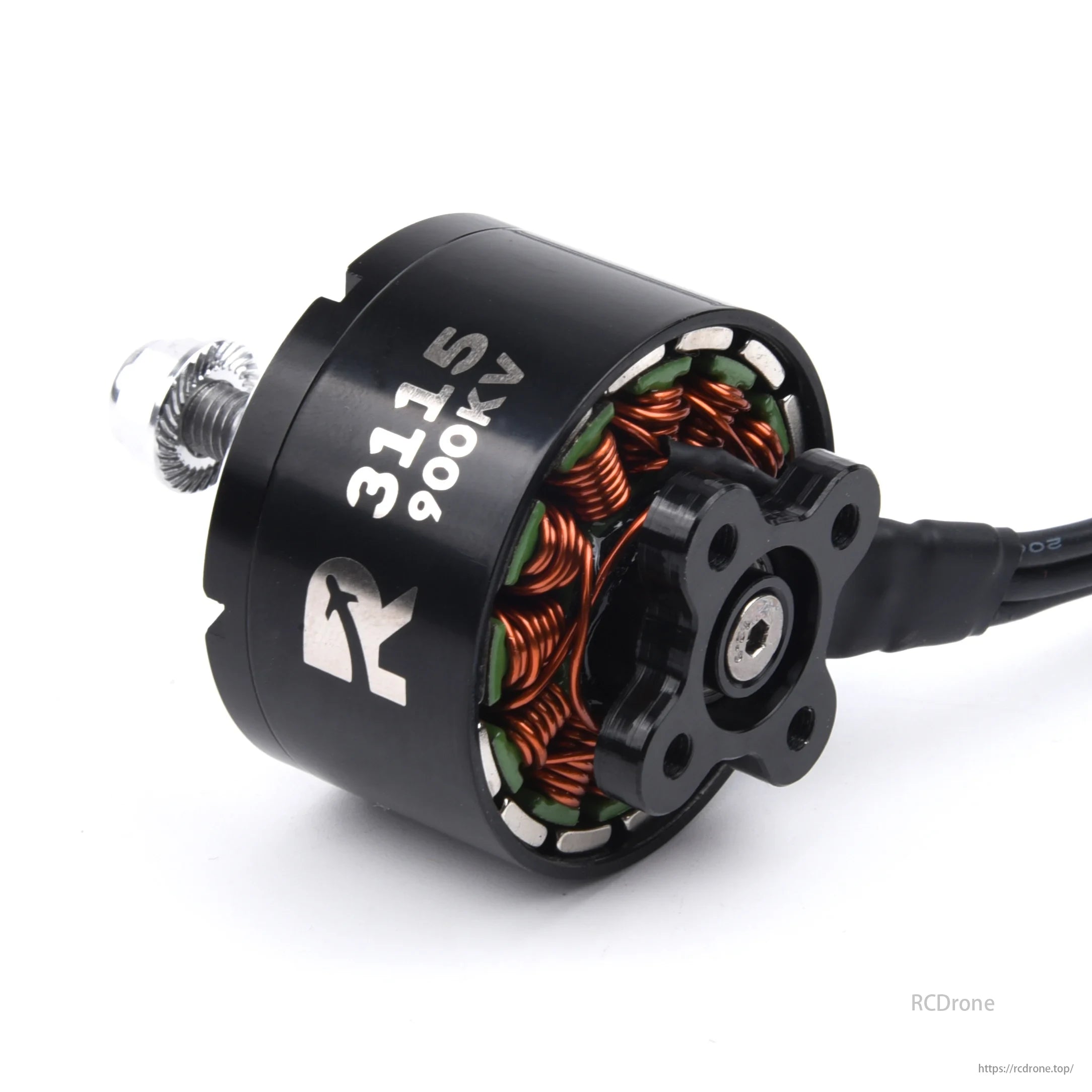 RCD 3115 900KV 3–6S Heavy-Lift Brushless Motor, This motor provides reliable thrust and torque for heavy-lift applications with a 31mm stator diameter and 15mm height.