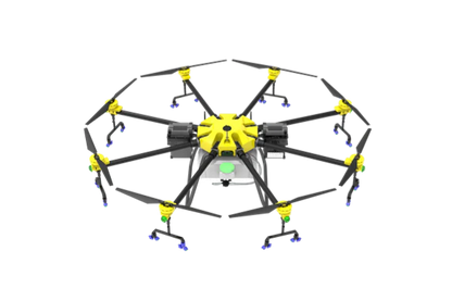 RCDrone C120 Cleaning Drone - 8-Axis 113KG 100 Meters Flight Altitude for Solar Panel, Gutter, Roof, Facade, Window Cleaning