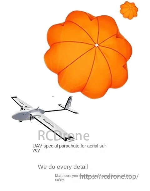 RCDrone Drone Parachute, UAV special parachute for aerial survey, ensuring safe landing and plane protection.