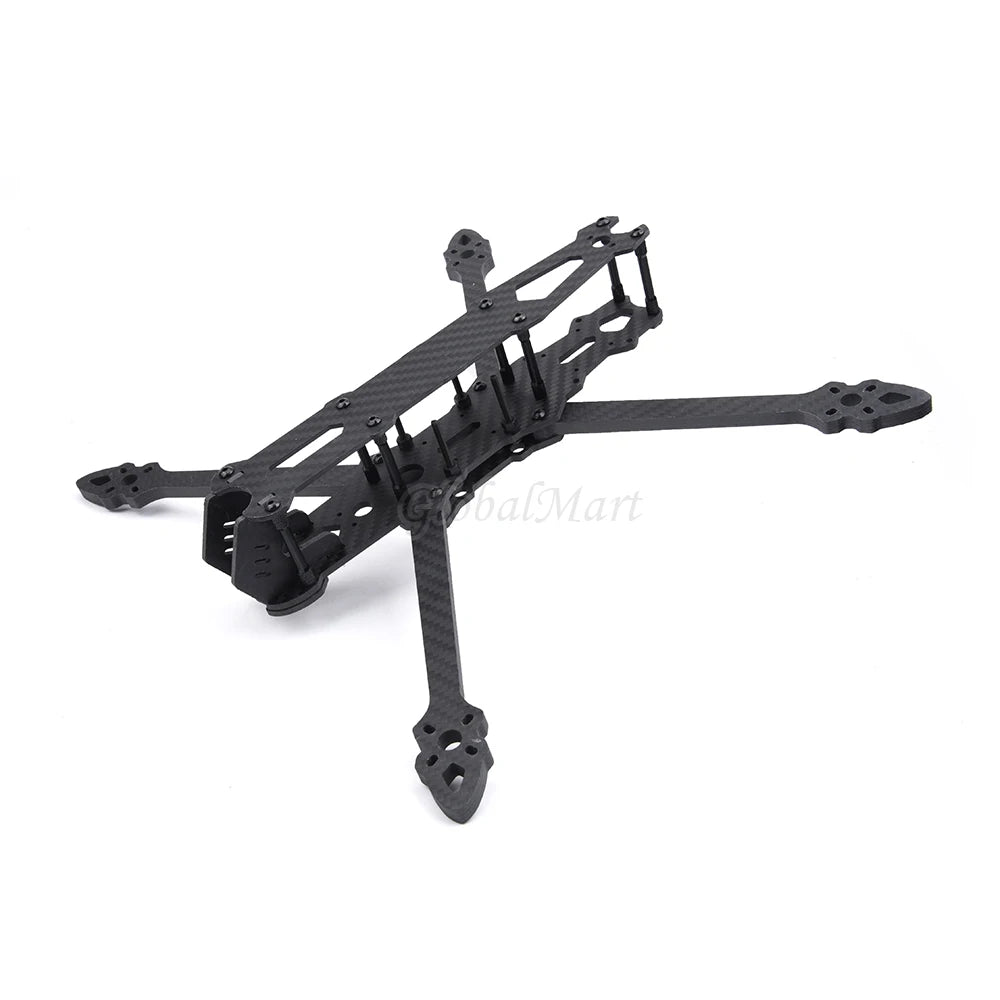 The RCDrone Mark4 V2 Carbon Fiber FPV Frame Kit is a durable and versatile series for FPV enthusiasts and drone racers.