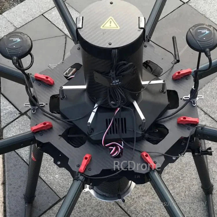 RCDrone XU DPS Drone, Provides rapid parachute ejection for immediate drone deceleration