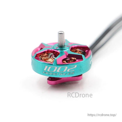 RCINPOWER GTS V3 1002 Brushless Motor, RCINPOWER GTS V3 1002 brushless motor, 14000KV, for 65-75mm Whoop drones, offers compact, efficient performance with a 1.5mm shaft.