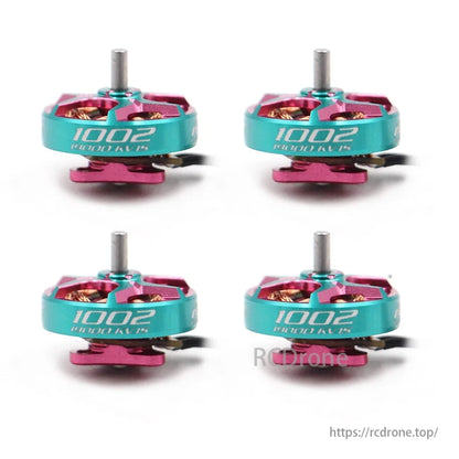 RCINPOWER GTS V3 1002 Brushless Motor, 3 KV options, designed for 1S FPV 65-75mm Whoop Drones.