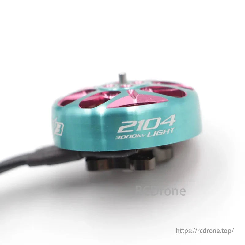 RCINPower GTS V3 2104 3000KV brushless motor, suitable for 3-6 inch propellers on FPV racing and freestyle drones.