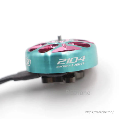 RCINPower GTS V3 2104 3000KV brushless motor, suitable for 3-6 inch propellers on FPV racing and freestyle drones.