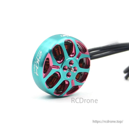 RCINPower GTS V3 2104 motor, designed for FPV racing drones, supports 3-6 inch propellers.