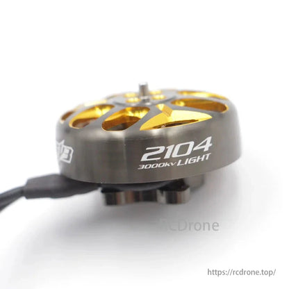 RCINPower GTS V3 2104 3000KV brushless motor, suitable for 3-6 inch propellers on FPV racing and freestyle drones.