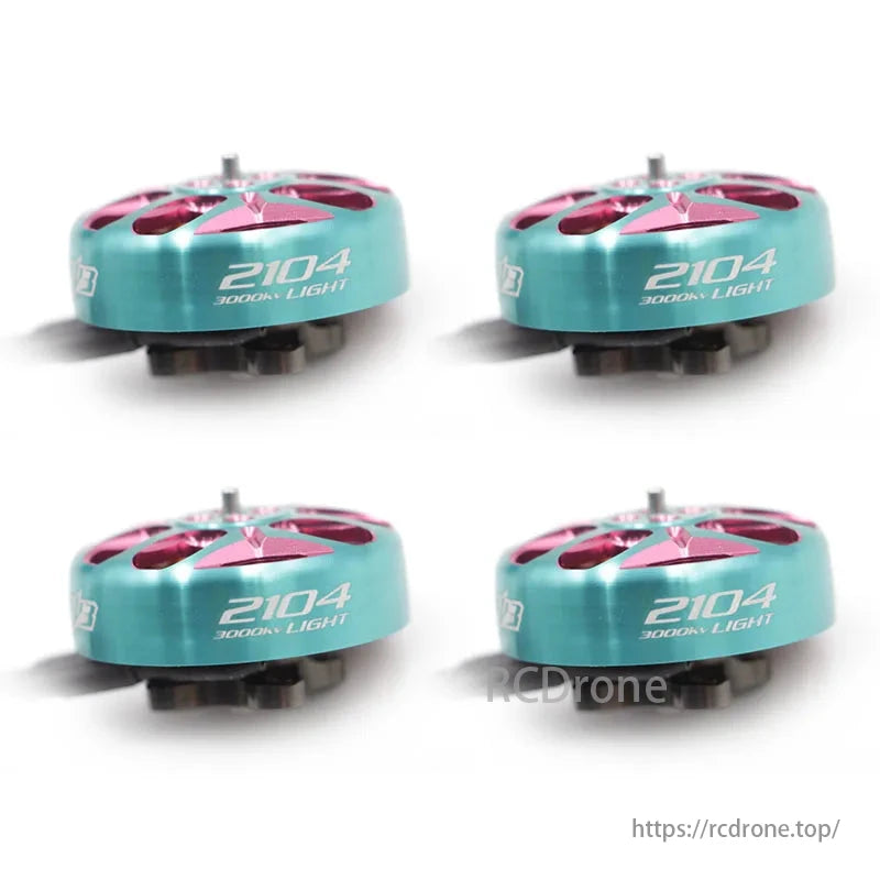 RCINPower GTS V3 2104 3000KV brushless motor, ideal for 3-6 inch propellers on FPV racing drones.