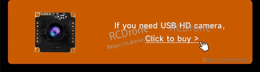 Banner for USB HD camera accessory with click-to-buy prompt