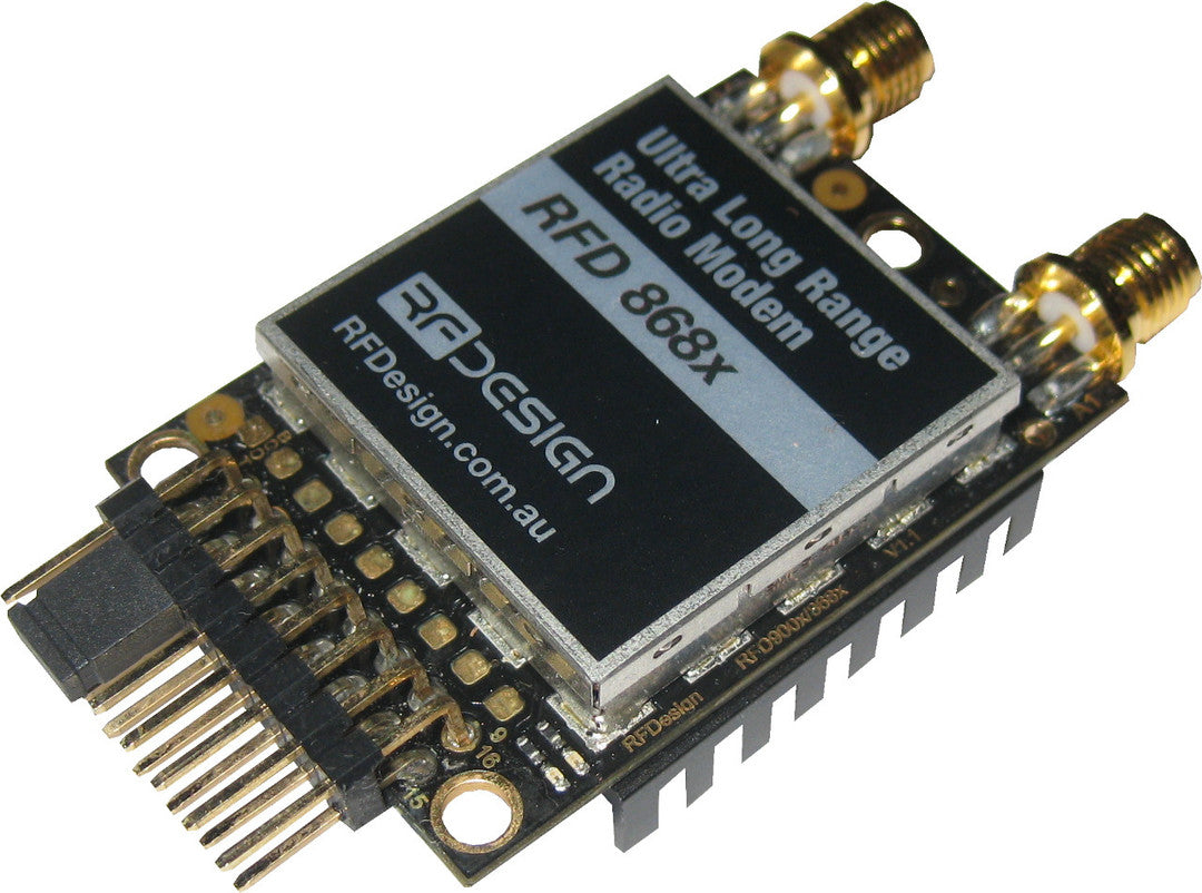 3DR RFDesign RFD 868x Modem Radio a Lunga Distanza Bundle 868MHz 1W Telemetria Coppia Abbinata per UAV Drone MAVLink SiK