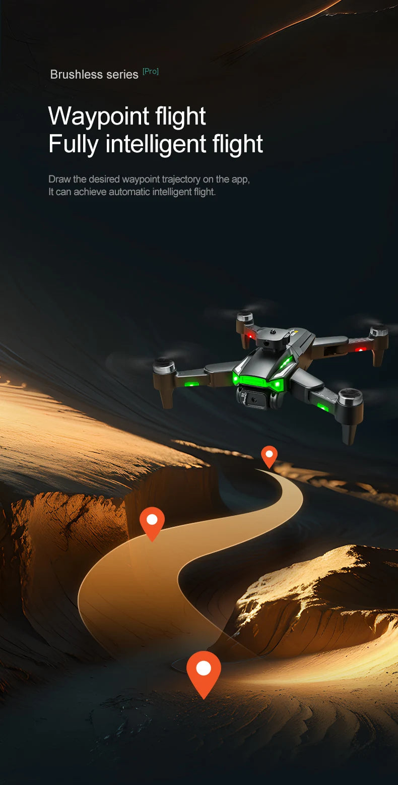 RG606 Max Drone, Autonomously fly pre-programmed routes with the Brushless Series Pro intelligent flight path feature.