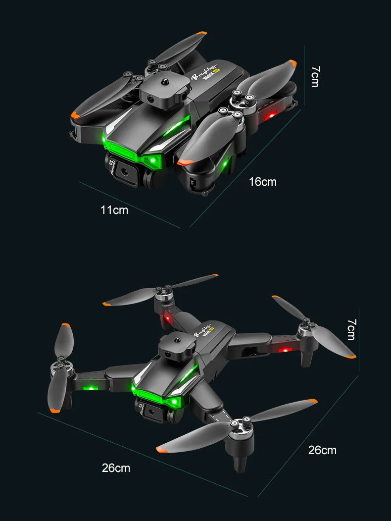 RG606 Max Drone, GPS enables accurate positioning, allowing for quick returns, handling signal loss, and low battery conditions.