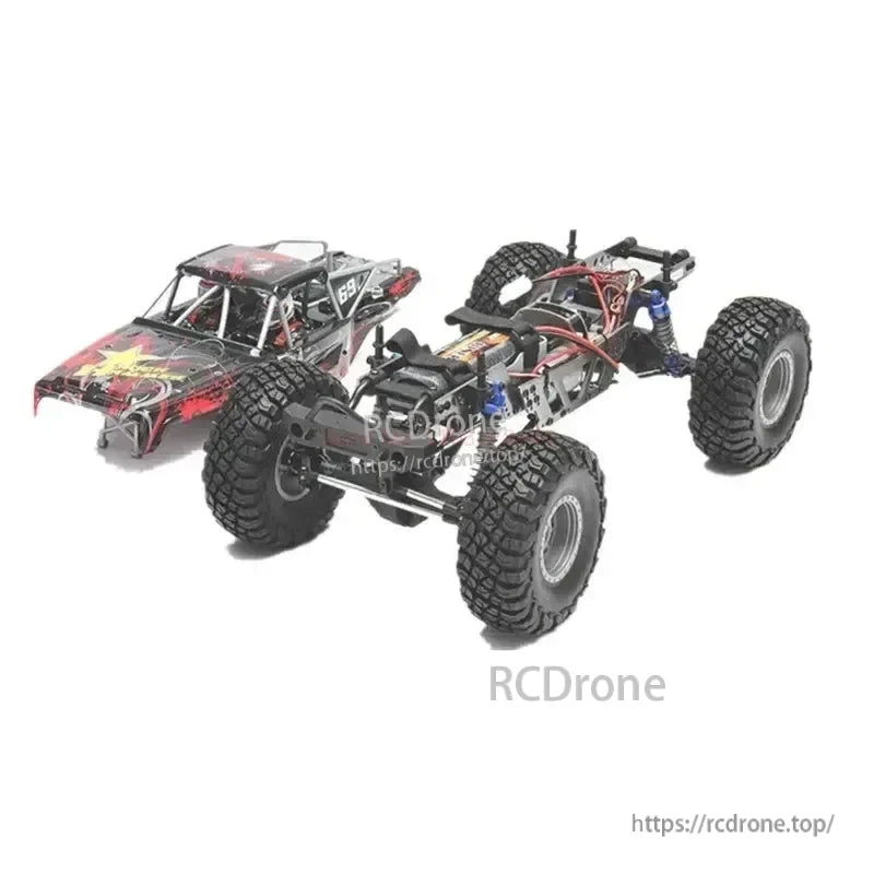 RGT 1/10 Scale 4WD Electric Rock Climber Rc Car, 18000 Alloy RTR, Waterproof, 2.4GHz, 350mm Wheelbase, 135mm Tires