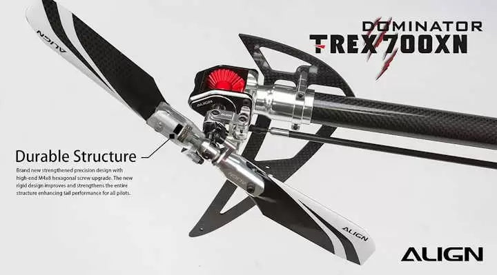 Align T-REX 700XN Dominator Oil RC Helicopter, Align T-REX 700X Dominator Oil RC Helicopter Kit has durable structure and high-quality components for excellent performance.