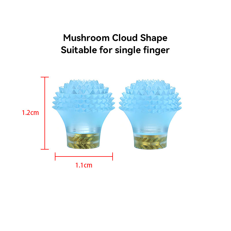 RJX 1 Pair Thumb Grippies Non-Slip Radio Stick, Pair of RJX mushroom cloud thumb grippies with spiked non-slip surface, approx. 1.2 cm tall x 1.1 cm wide.