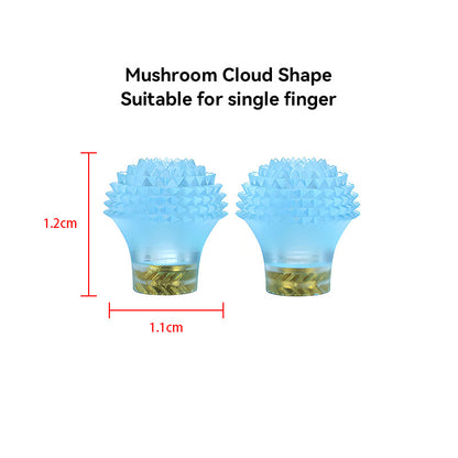 RJX 1 Pair Thumb Grippies Non-Slip Radio Stick, Pair of RJX mushroom cloud thumb grippies with spiked non-slip surface, approx. 1.2 cm tall x 1.1 cm wide.