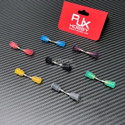 RJX Hobby anti-slip gimbal stick ends with knurled grips in multiple colors for RadioMaster Pocket