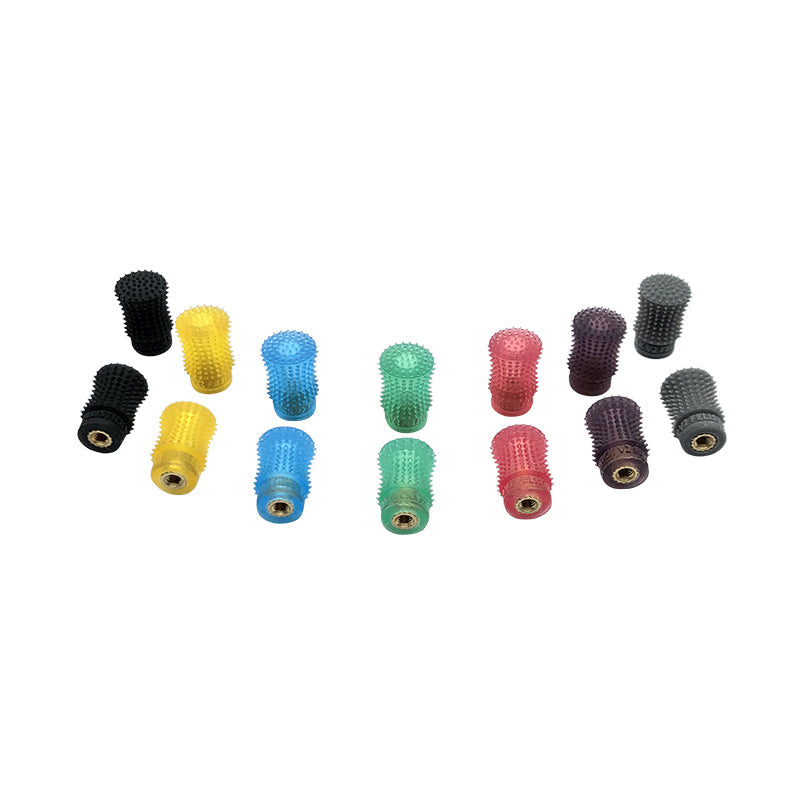 RJX 1 Pair V2 M4 Rocker Joystick, Assorted RJX V2 M4 rocker joystick grips with textured rubber surface and brass threaded insert
