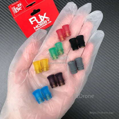 RJX 1 Pair V2 M4 Rocker Joystick, RJX Hobby V2 M4 transmitter joystick rocker caps in multiple colors with textured grip surface