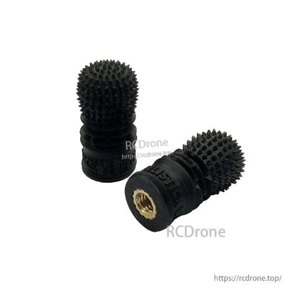 RJX 1 Pair V3 M4 Anti-Slip Gimbal Stick, Pair of RJX V3 M4 anti-slip gimbal stick ends with spiked textured grip and brass threaded insert