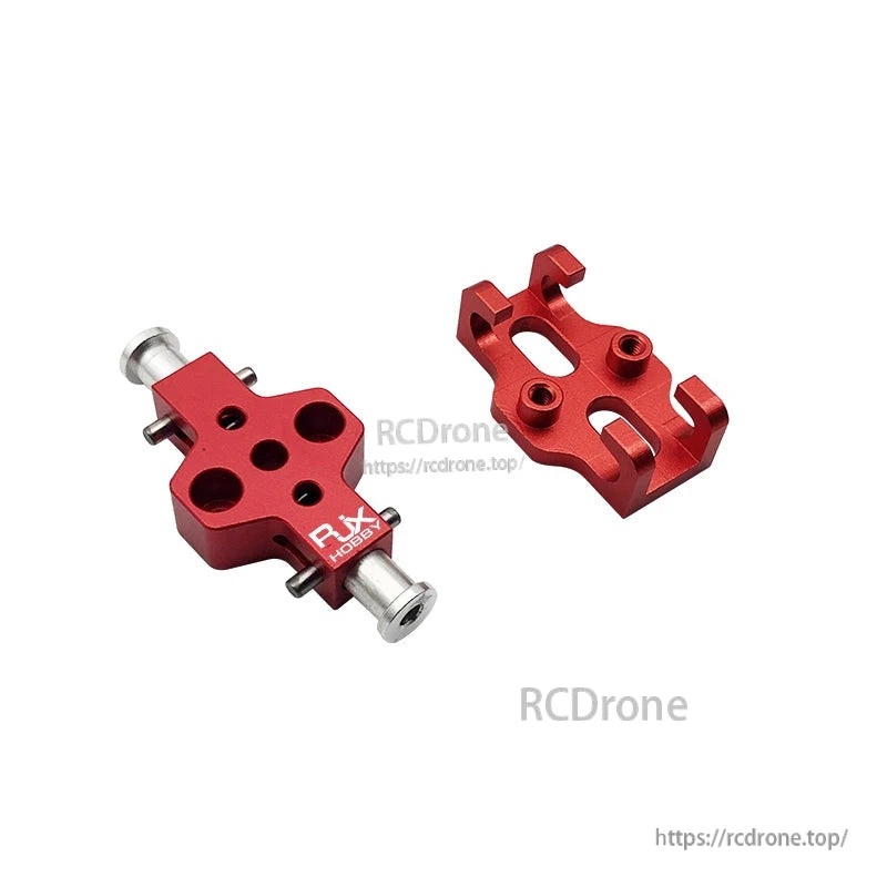 Red RJX aluminum propeller clamp quick-release mount parts for RC drone or UAV prop shaft