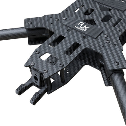 RJX 15-inch carbon fiber FPV racing drone frame kit with RX HOBBY top plate and multiple mounting holes