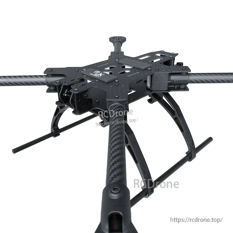 RJX 15-inch carbon fiber FPV drone frame kit with landing gear, four tube arms and center plates